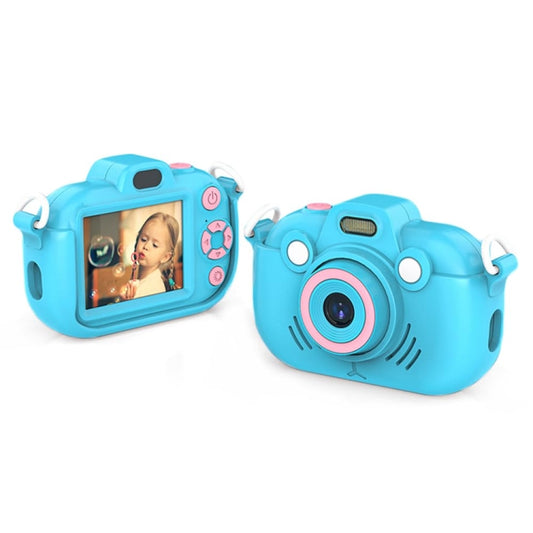 DC502 2.4-Inch 16X Zoom 2.7K Video Recording Children Digital Camera, Color: Blue + 32G(AU Plug) - Children Cameras by PMC Jewellery | Online Shopping South Africa | PMC Jewellery | Buy Now Pay Later Mobicred