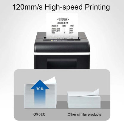 Xprinter XP-Q90EC 58mm Portable Express List Receipt Thermal Printer, Style:USB+Bluetooth(EU Plug) - Printer by Xprinter | Online Shopping South Africa | PMC Jewellery | Buy Now Pay Later Mobicred