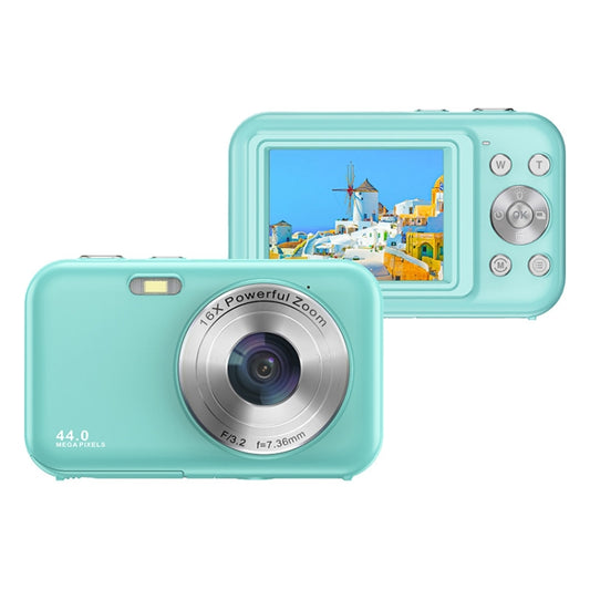 DC406L 2.4-Inch 1080P Mini HD 16X Zoom Digital Camera Home Children Camera EU Plug(Green) - Children Cameras by PMC Jewellery | Online Shopping South Africa | PMC Jewellery | Buy Now Pay Later Mobicred