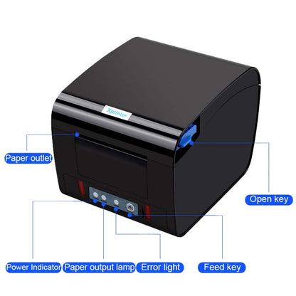 Xprinter XP-D230H 80mm Thermal Express List Printer with Sound and Light Alarm, Style:USB(EU Plug) - Printer by Xprinter | Online Shopping South Africa | PMC Jewellery | Buy Now Pay Later Mobicred