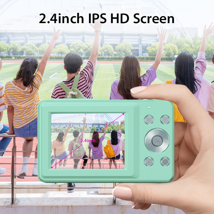 DC403L-AF 2.4-Inch 16X Zoom HD Digital Camera Mini Children Photography Camera EU Plug(Green) - Children Cameras by PMC TechLife | Online Shopping South Africa | PMC TechLife | Buy Now Pay Later Mobicred