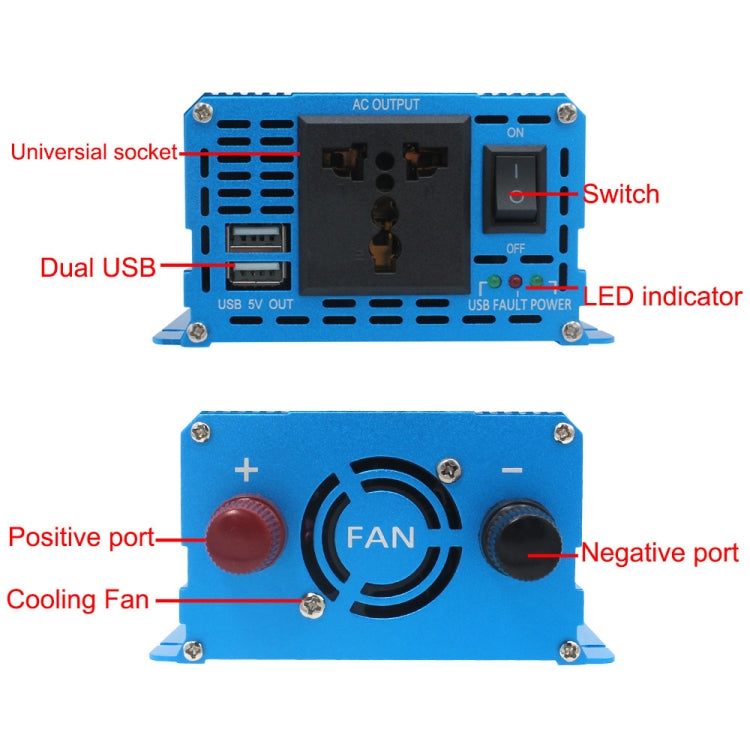 LVYUAN  2000W Car Home Pure Sine Wave Solar Inverter, Specification: 24V To 220V - Pure Sine Wave by PMC TechLife | Online Shopping South Africa | PMC TechLife | Buy Now Pay Later Mobicred