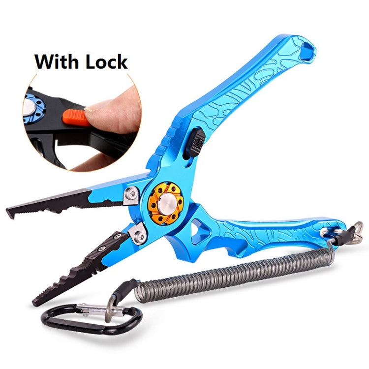 Multifunctional Open-Loop Lead-Pressing Fishing Pliers With Lock(Blue) - Fish Gripper & Pliers by PMc TechLife | Online Shopping South Africa | PMc TechLife | Buy Now Pay Later Mobicred