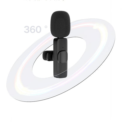 Lavalier Wireless Microphone Mobile Phone Live Video Shooting Small Microphone, Specification: 8 Pin Direct 1 To 1 - Microphone by PMC Jewellery | Online Shopping South Africa | PMC Jewellery | Buy Now Pay Later Mobicred