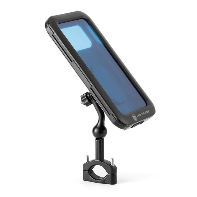 CYCLINGBOX BG-2937 Bicycle Mobile Phone Bracket Waterproof Bag Simulation Navigation Mobile Phone Frame(Black) - Holders by CYCLINGBOX | Online Shopping South Africa | PMC TechLife | Buy Now Pay Later Mobicred