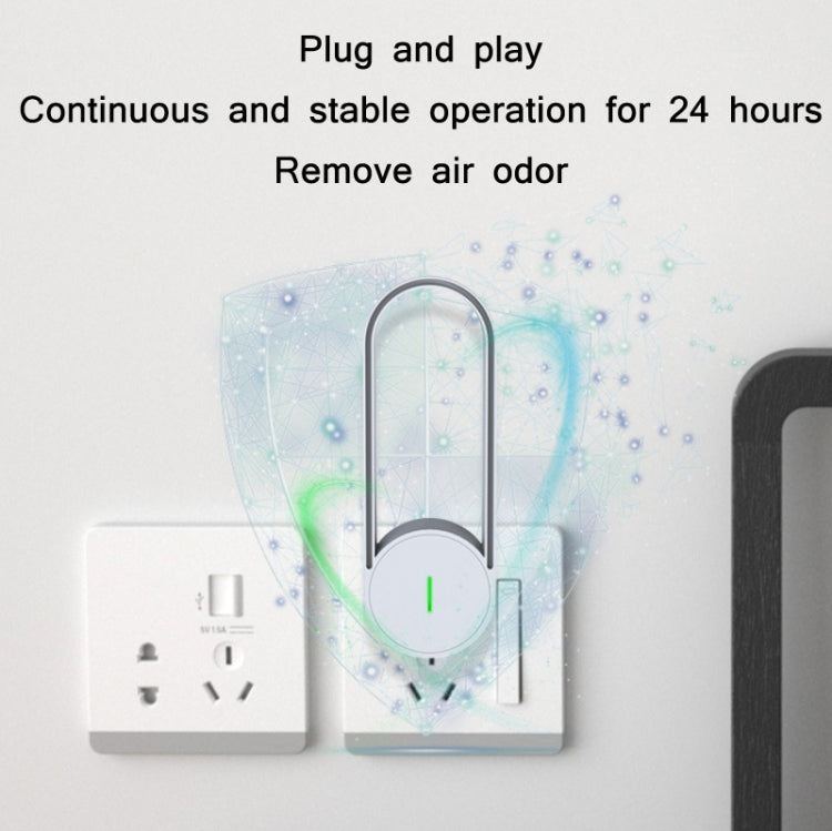 USB Plug-In Negative Ion Air Purifier Odor Deodorizer(Black) - free shipping - PMC TechLife - Order now!