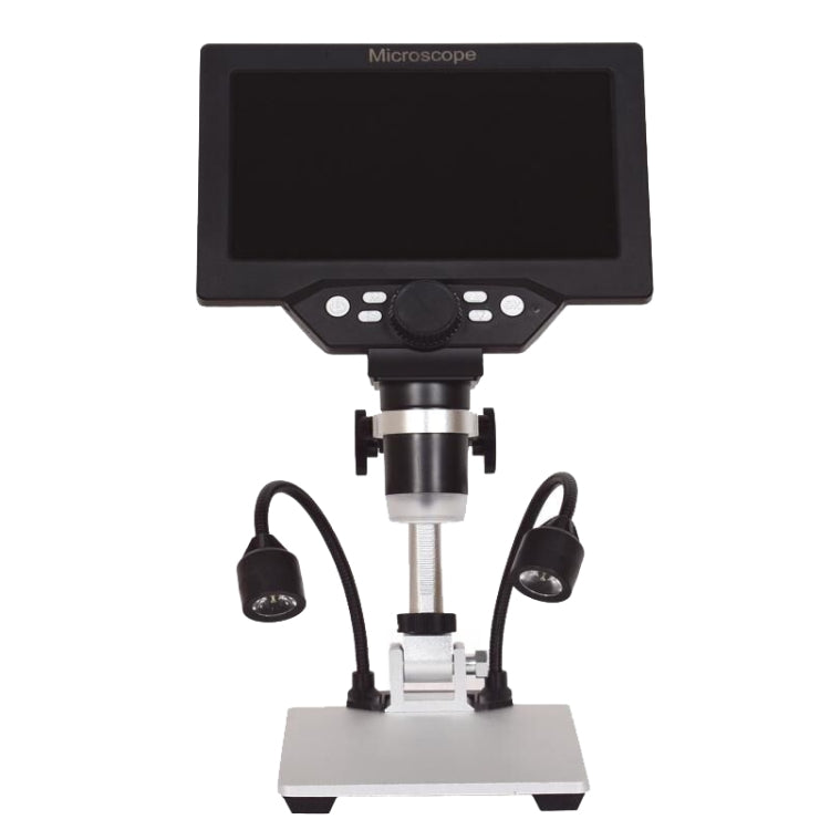 G1200D 7 Inch LCD Screen 1200X Portable Electronic Digital Desktop Stand Microscope(UK Plug Without Battery) - Digital Microscope by PMC Jewellery | Online Shopping South Africa | PMC Jewellery | Buy Now Pay Later Mobicred