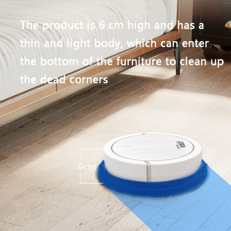 K333 Fully Automatic Dry Wet Two-Purpose Smart Sweeping Machine(Elegant White) - Robot Vacuum Cleaner by PMC TechLife | Online Shopping South Africa | PMC TechLife