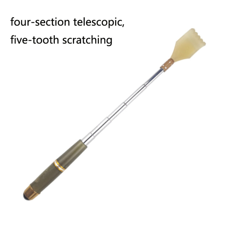 Magnetic Tickling Retractable Back Scratcher(Brown) - free shipping - PMC TechLife - Order now!