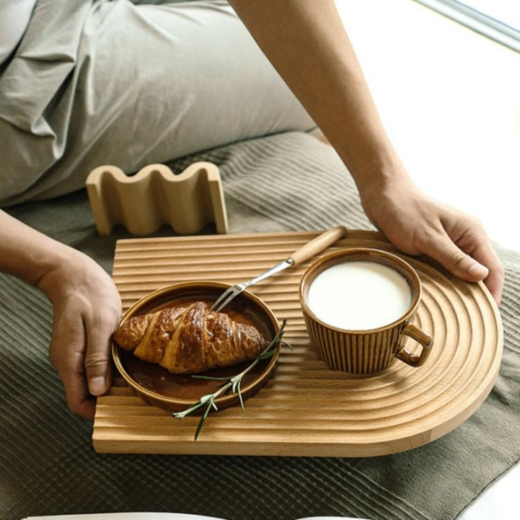 Large Elliptical  Wooden Tray Photography Shooting Props - Wooden Props by PMC TechLife | Online Shopping South Africa | PMC TechLife | Buy Now Pay Later Mobicred