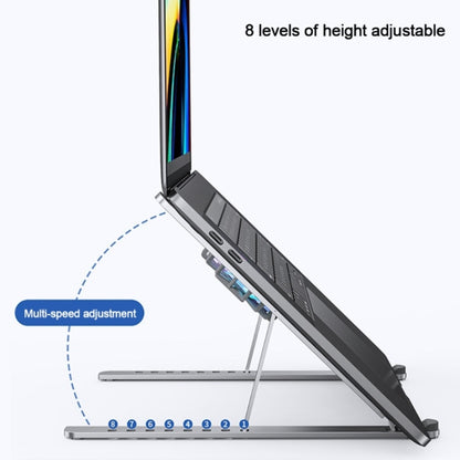 BONERUY P11F Notebook Cooling Bracket Fan Aluminum Alloy Radiator, Colour: Silver - Cooling Pads by BONERUY | Online Shopping South Africa | PMC Jewellery | Buy Now Pay Later Mobicred