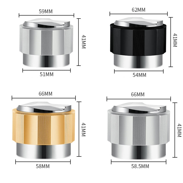YK33258 Stainless Steel Double-Ended Coffee Cloth Dispenser, Size: 51mm(Golden Multilateral Type) - free shipping - PMC TechLife - Order now!