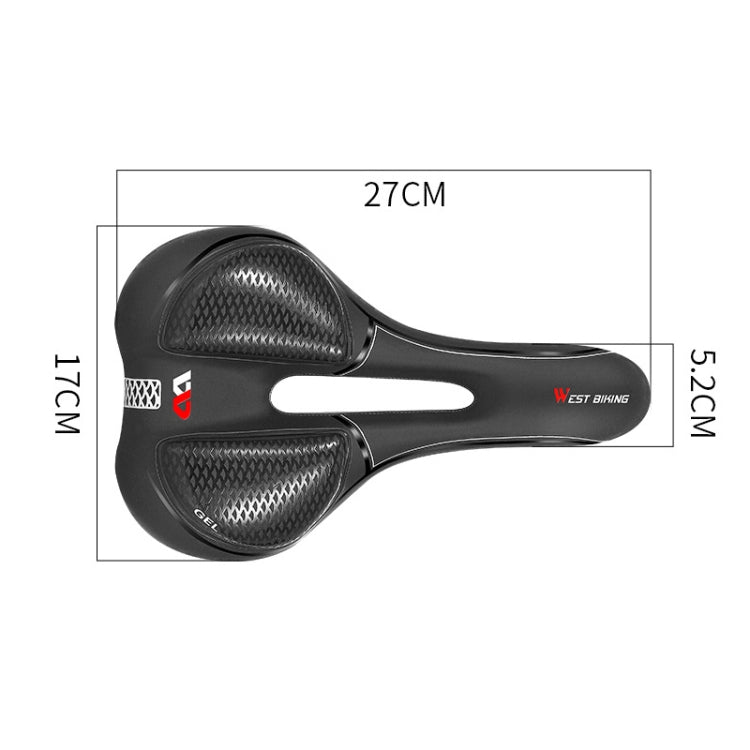 WEST BIKING Bicycle Riding Comfortable Silicone Saddle, Style: Geometric - free shipping - PMc TechLife - Order now!