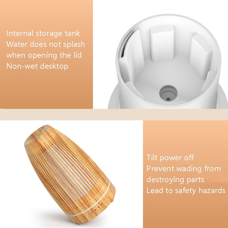 STB-103 Atmosphere Colorful Light Humidifier Aroma Diffuser(Deep Wooden Grain) - Air Purifiers & Accessories by PMC TechLife | Online Shopping South Africa | PMC TechLife | Buy Now Pay Later Mobicred