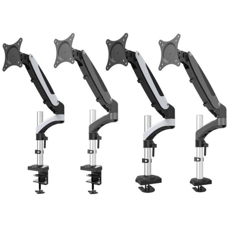 Gibbon Mounts Desktop Lifting Rotating Computer Monitor Stand, Specification Table Clip Black GM112C - free shipping - PMC Jewellery - Order now!