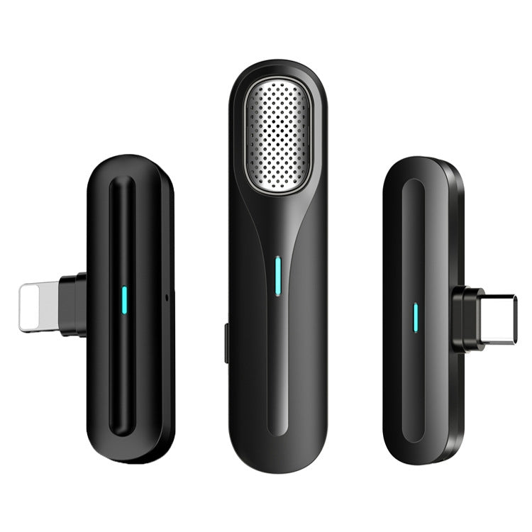 FerTo DX01 Wireless Collar Microphone 2.4G Live Broadcast Equipment, Style: TYPE-C - Microphone by PMC TechLife | Online Shopping South Africa | PMC TechLife | Buy Now Pay Later Mobicred