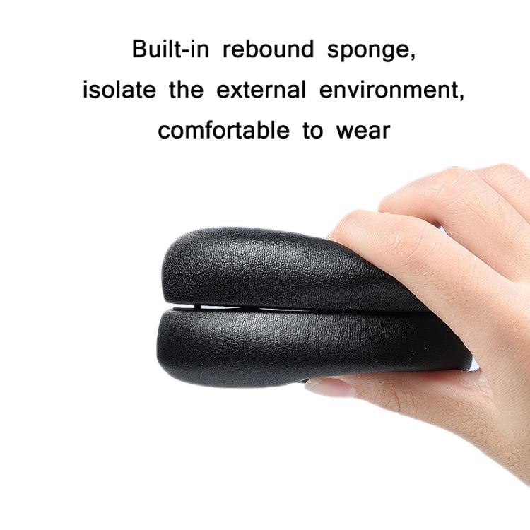 2pcs Protein Leather Sponge Earphone Cover For Anker Soundcore Life Q35 (Dark Blue) - Earmuff & Pad by PMc TechLife | Online Shopping South Africa | PMc TechLife | Buy Now Pay Later Mobicred