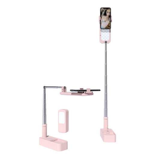 V6 360-Degree Rotating Double-Sided Light-Filling Live Bracket(Pink) - Stand by PMC Jewellery | Online Shopping South Africa | PMC Jewellery | Buy Now Pay Later Mobicred