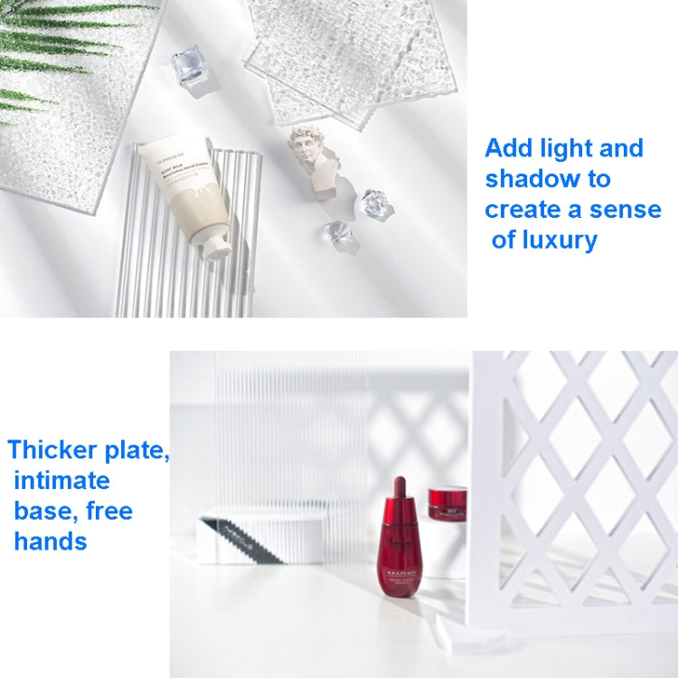 41 x 29cm Background Board Window Pane Light Shadow Plate(Waffle Lattice) - Shadow Props by PMC TechLife | Online Shopping South Africa | PMC TechLife | Buy Now Pay Later Mobicred