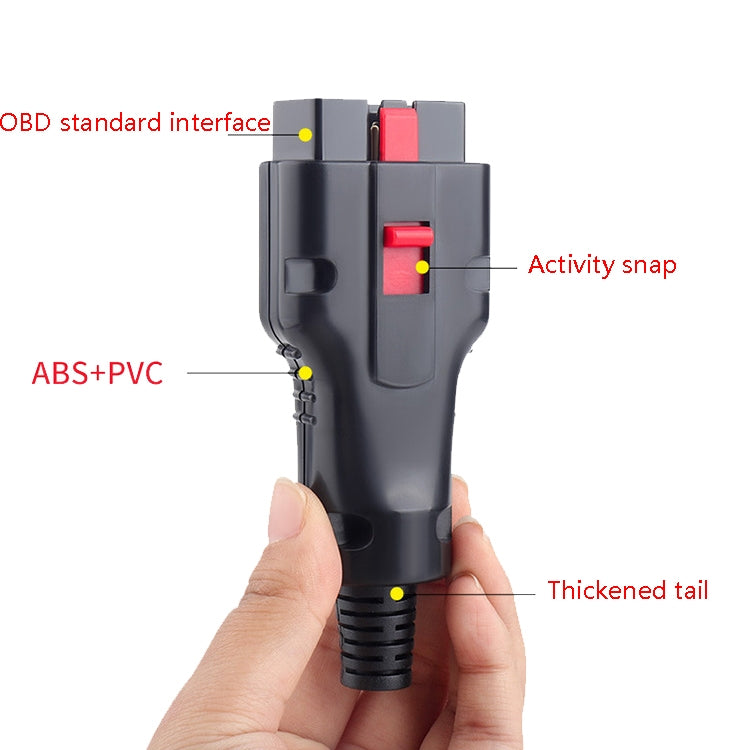 Automotive Gold Plated OBD Diagnostic Interface Connector - Cables & Connectors by PMC TechLife | Online Shopping South Africa | PMC TechLife | Buy Now Pay Later Mobicred