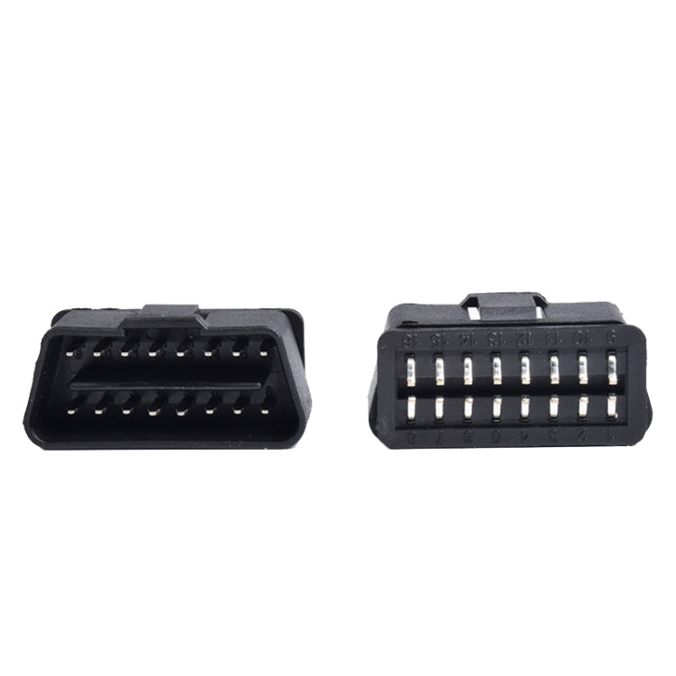 4 PCS Folding OBD2 Male 12V Interface - Cables & Connectors by PMC TechLife | Online Shopping South Africa | PMC TechLife | Buy Now Pay Later Mobicred
