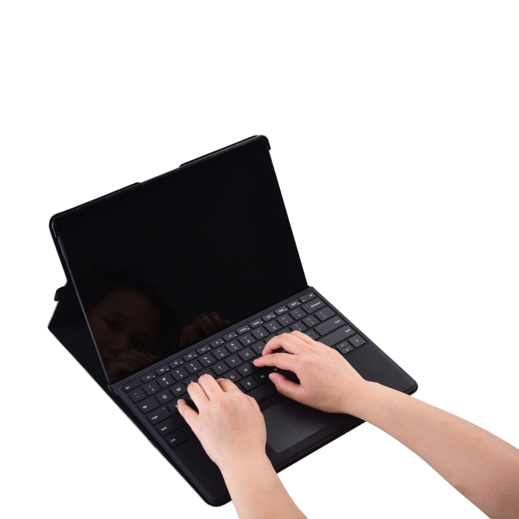 13 inch Leather Tablet Protective Case For Microsoft Surface Pro X, Color: Light Gray + Power Bag - free shipping - PMC Jewellery - Order now!