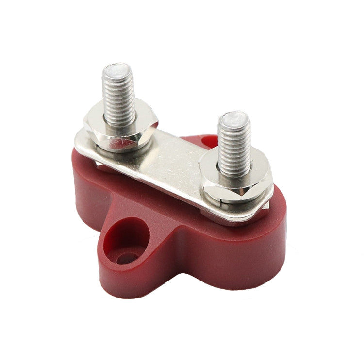 Double Terminal Block Spiral Fixed Wire Connector, Color: M6 Red - Booster Cable & Clip by PMC Jewellery | Online Shopping South Africa | PMC Jewellery | Buy Now Pay Later Mobicred