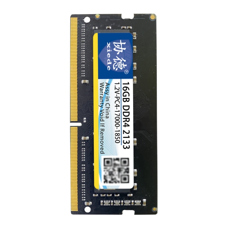 XIEDE X059 DDR4 NB 2133 Fully Compatible Laptop RAM, Memory Capacity: 16GB - free shipping - PMC Jewellery - Order now!