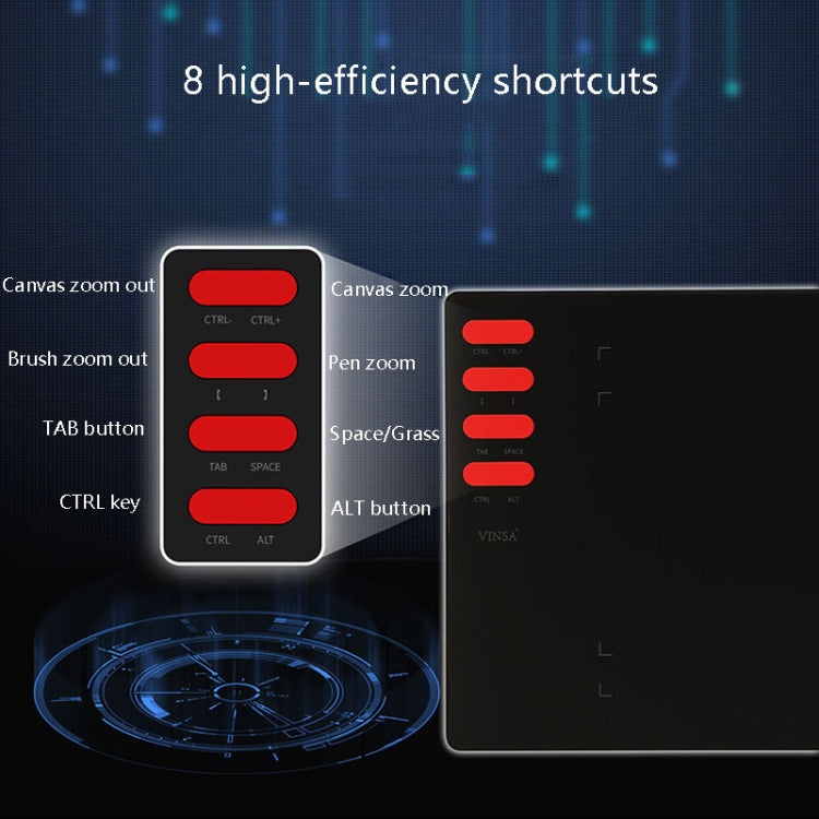 VINSA T505 Painting Board, Style: Package 3 -  by PMC TechLife | Online Shopping South Africa | PMC TechLife | Buy Now Pay Later Mobicred