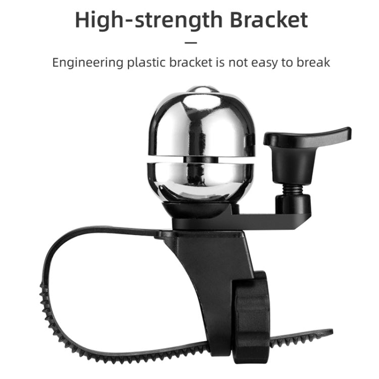 BG-201501 Bicycle Retro Mini Ball Bell(Black) - Bicycle Bells by PMC TechLife | Online Shopping South Africa | PMC TechLife | Buy Now Pay Later Mobicred