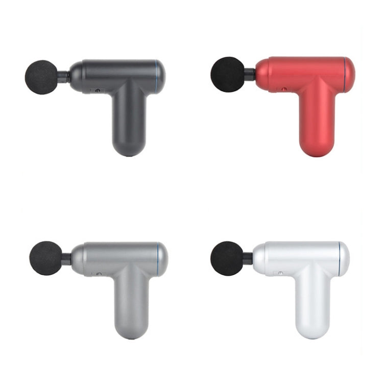 J12A Mini Vibrating Massage Button Type Fascia Gun, Specification: Silver - free shipping - PMC TechLife - Order now!