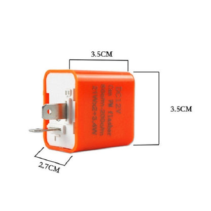 Motorcycle LED Turn Signal Relay(Fresh Orange) - Turn Signal by PMC Jewellery | Online Shopping South Africa | PMC Jewellery