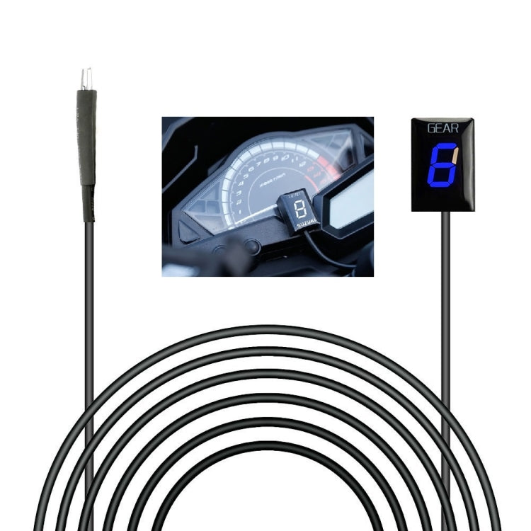 Motorcycle Instrument Gear Display For Suzuki(Blue Light) - Electrical Instruments by PMC TechLife | Online Shopping South Africa | PMC TechLife | Buy Now Pay Later Mobicred