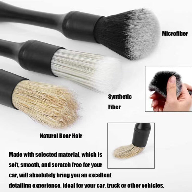 3 PCS / Set Car Interior Air Conditioning Cleaning Nylon Brush - Car washing supplies by PMC Jewellery | Online Shopping South Africa | PMC Jewellery | Buy Now Pay Later Mobicred