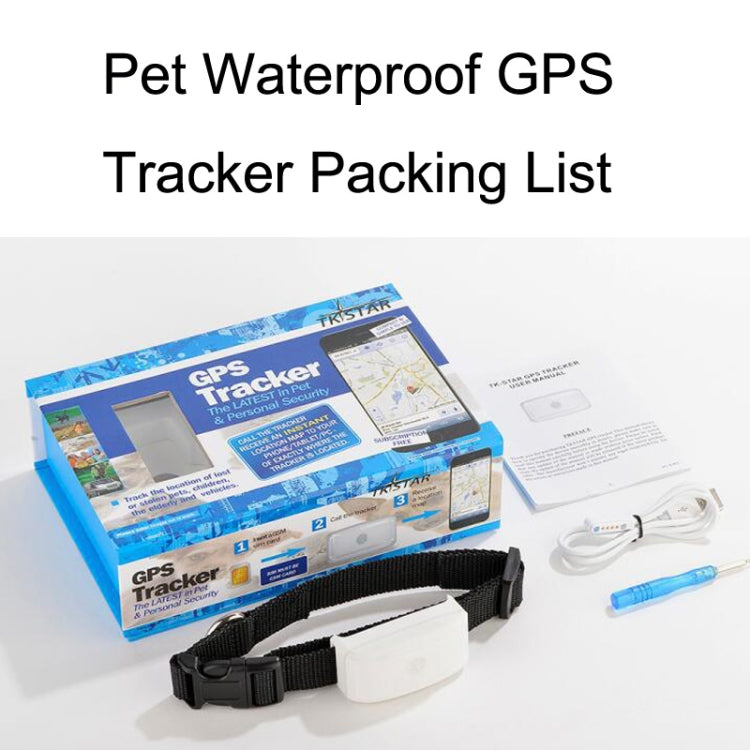 TK911 2G Pet Waterproof GPS Tracker - Pet Tracker by PMC TechLife | Online Shopping South Africa | PMC TechLife | Buy Now Pay Later Mobicred