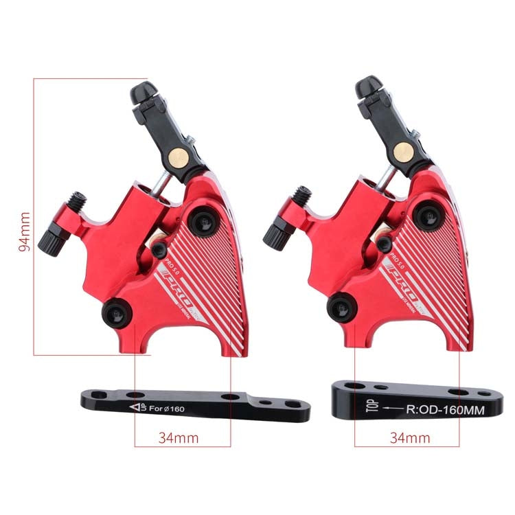 1 Pair IIIPRO Flat Mount Road Calipers Bilateral Brakes(Black) - free shipping - PMc TechLife - Order now!