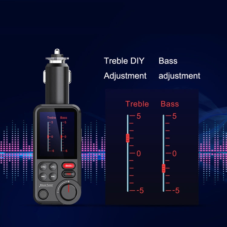 BT93 Color Screen Car MP3 Bluetooth Player(Black) - free shipping - PMC TechLife - Order now!