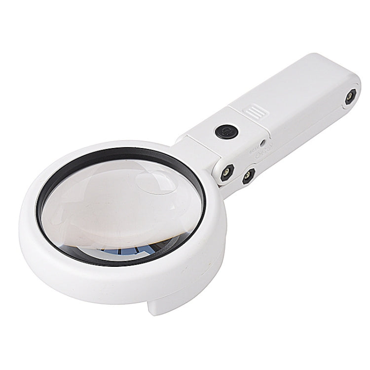 5X / 11X USB Charging LED Light Handheld Magnifier(FS 75RC) - Hand Held Style by PMC TechLife | Online Shopping South Africa | PMC TechLife | Buy Now Pay Later Mobicred