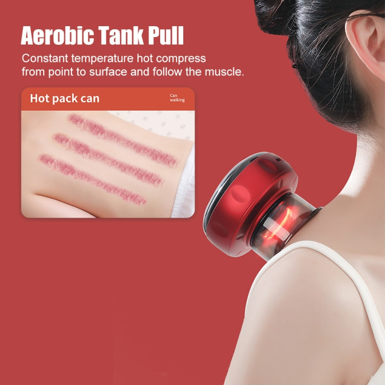 12-speed Charging Electric Cupping Massage Device(Red Wine) - free shipping - PMC TechLife - Order now!