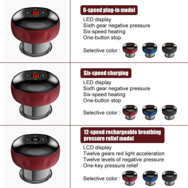 6-speed Charging Electric Cupping Massage Device(Black) - free shipping - PMC TechLife - Order now!