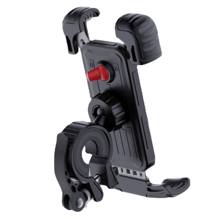 YYS-443-1 Bicycle Push Type Mobile Phone Navigation Bracket(Black) - Holders by PMC Jewellery | Online Shopping South Africa | PMC Jewellery | Buy Now Pay Later Mobicred