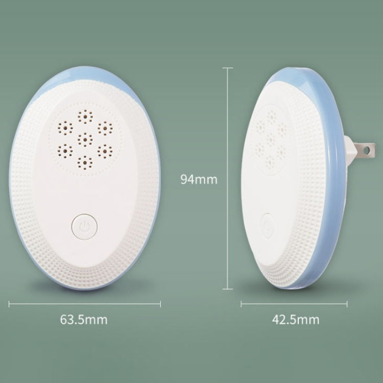 Ultrasonic Mosquito Rat Repellent Night Light, Specification: EU Plug(Pearl White) - Repellents by PMC TechLife | Online Shopping South Africa | PMC TechLife | Buy Now Pay Later Mobicred