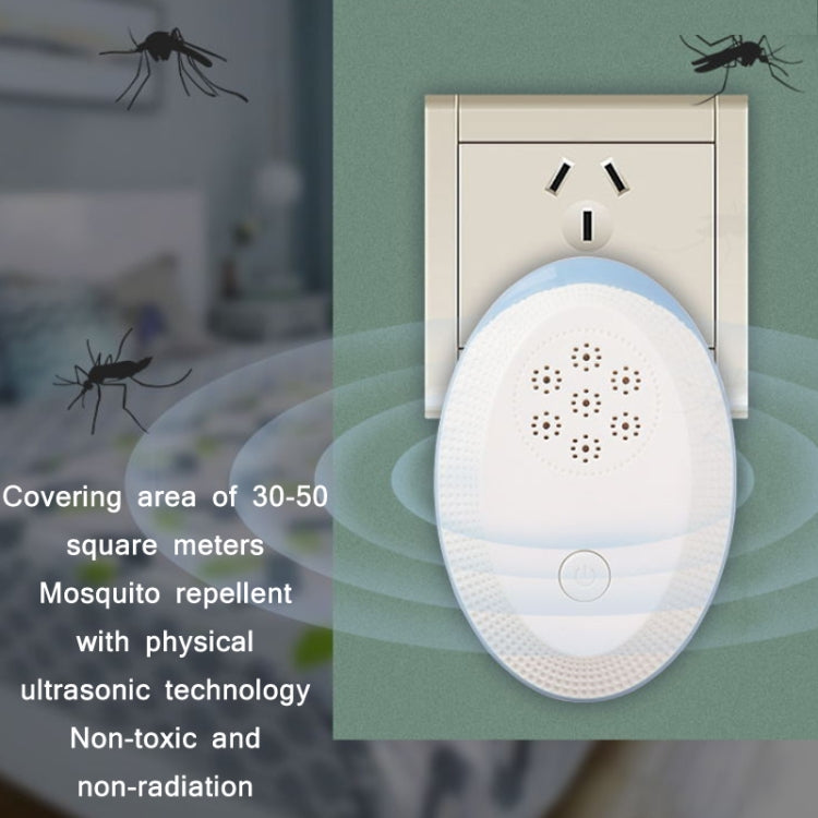 Ultrasonic Mosquito Rat Repellent Night Light, Specification: EU Plug(Pearl White) - Repellents by PMC TechLife | Online Shopping South Africa | PMC TechLife | Buy Now Pay Later Mobicred
