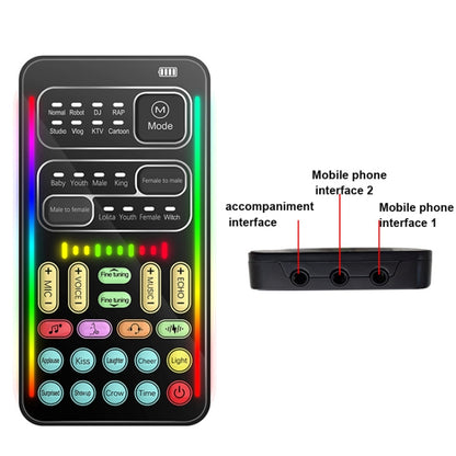 i9  Set Voice Changer Game Live Broadcast Mobile Computer Sound Card - Live Sound Effects Processors by PMC Jewellery | Online Shopping South Africa | PMC Jewellery | Buy Now Pay Later Mobicred