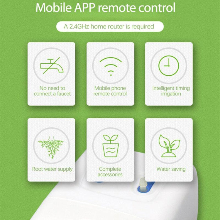 WD-01ADE WIFI Gardening Drip Irrigation Controller, Specification: Double Pump 20 Pots(AU Plug) - Watering & Irrigation by PMc TechLife | Online Shopping South Africa | PMc TechLife | Buy Now Pay Later Mobicred