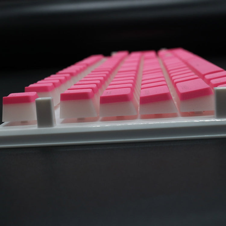 Pudding Double-layer Two-color 108-key Mechanical Translucent Keycap(Orange) - Silicone / Sticker by PMC TechLife | Online Shopping South Africa | PMC TechLife | Buy Now Pay Later Mobicred