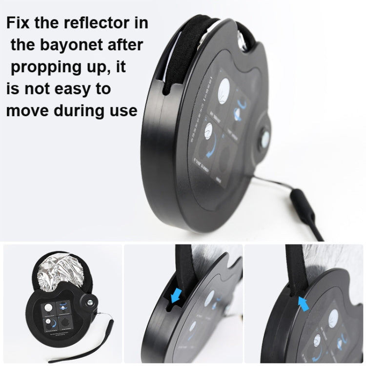 30cm Double-sided Beauty Photo Live Broadcast Fill Light Board with Storage Box(Silver White) - free shipping - PMC TechLife - Order now!