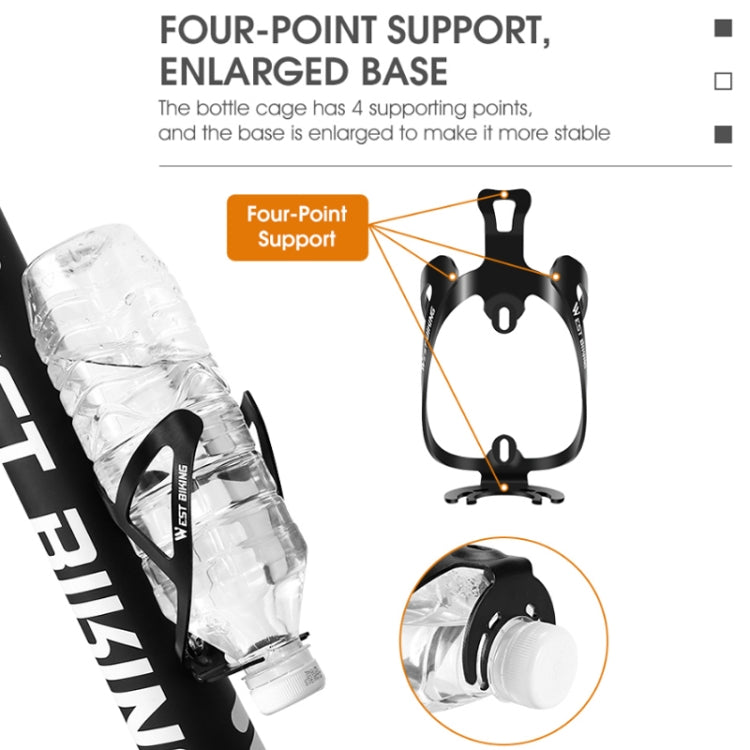 WEST BIKING Bicycle Aluminum Beverage Bottle Holder, Colour: Colorful - Holders by WEST BIKING | Online Shopping South Africa | PMC TechLife | Buy Now Pay Later Mobicred