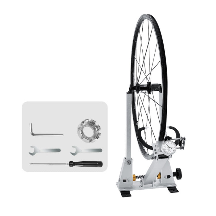 WEST BIKING Bicycle Wheel Correction and Adjustment Station(Silver) - Maintenance tools by WEST BIKING | Online Shopping South Africa | PMc TechLife | Buy Now Pay Later Mobicred