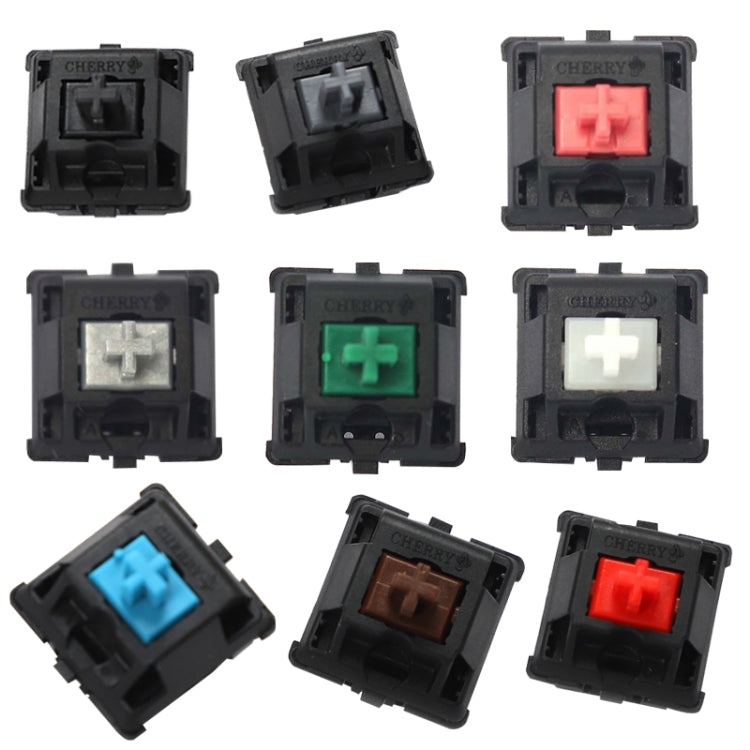 10PCS Cherry Shaft MX Switch Linear Keyboard Shaft, Color: White Shaft - Other by PMC TechLife | Online Shopping South Africa | PMC TechLife | Buy Now Pay Later Mobicred